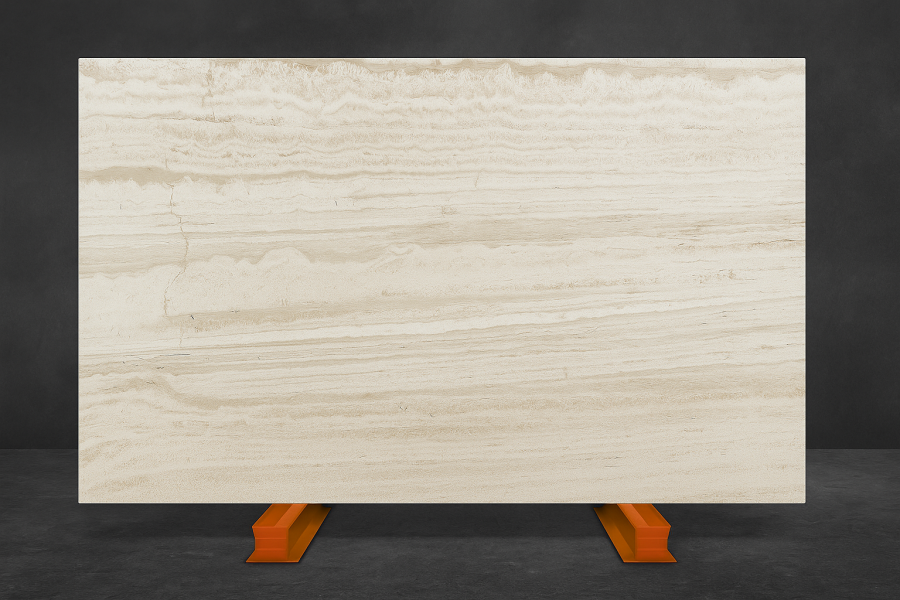 Vein-Cut White Travertine