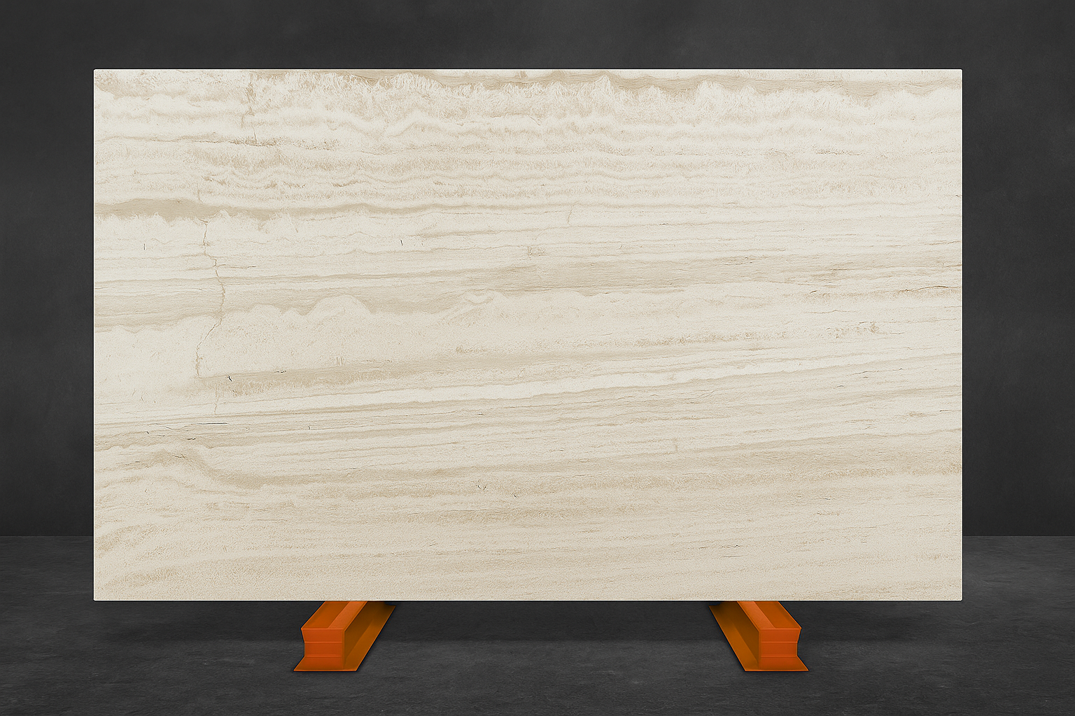 Vein-Cut White Travertine